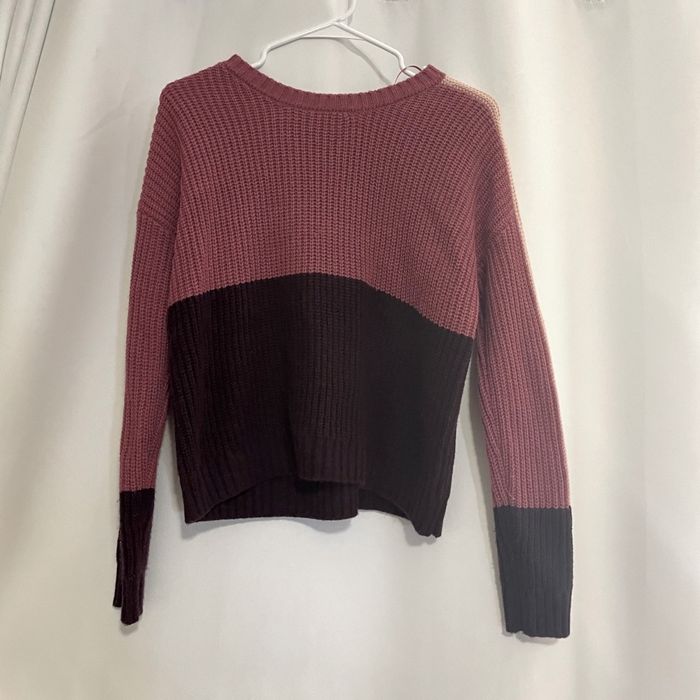 pink rose sweater